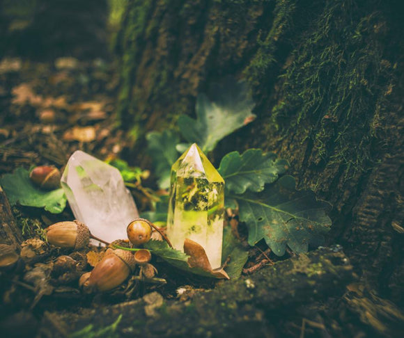 Les pointes en minéraux naturelles